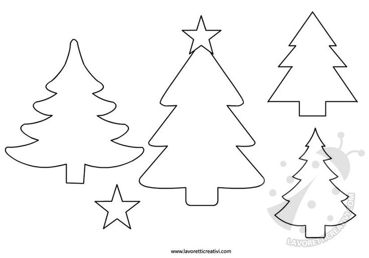 Stella-Natale-Sagoma-4 | Stella Di Natale, Alberi Di Natale In Feltro, Natale