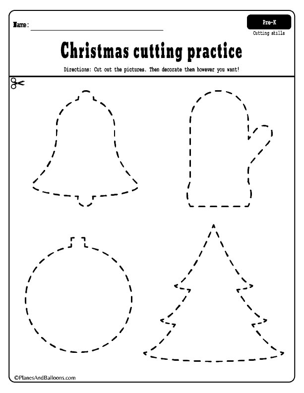 Christmas Worksheets For Preschool (FREE Printable) Christmas worksheets, Christmas