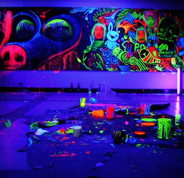 Blacklight Reactive Wall Paint - Blacklight Paint Uv Mural Blacklight Photography And blacklight reactive wall paint blacklight paint uv mural blacklight photography and