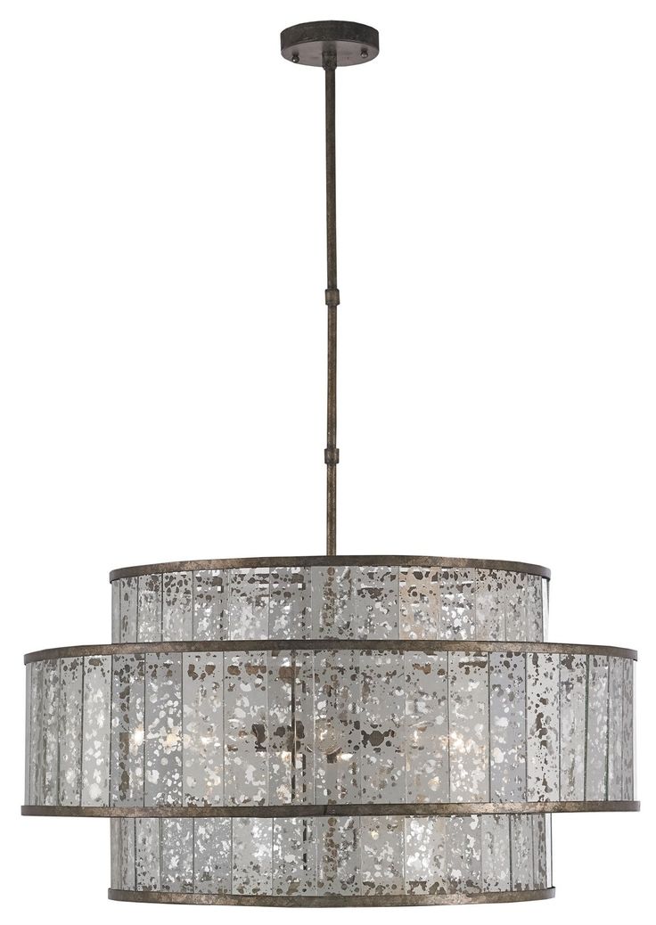 Fantine Chandelier Mercury Glass Drum Design Fantine Chandelier Mercury Glass, Mercury Glass Drum Chandelier