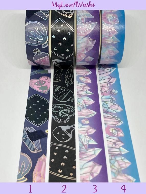 Washi Tape SAMPLES black black various
