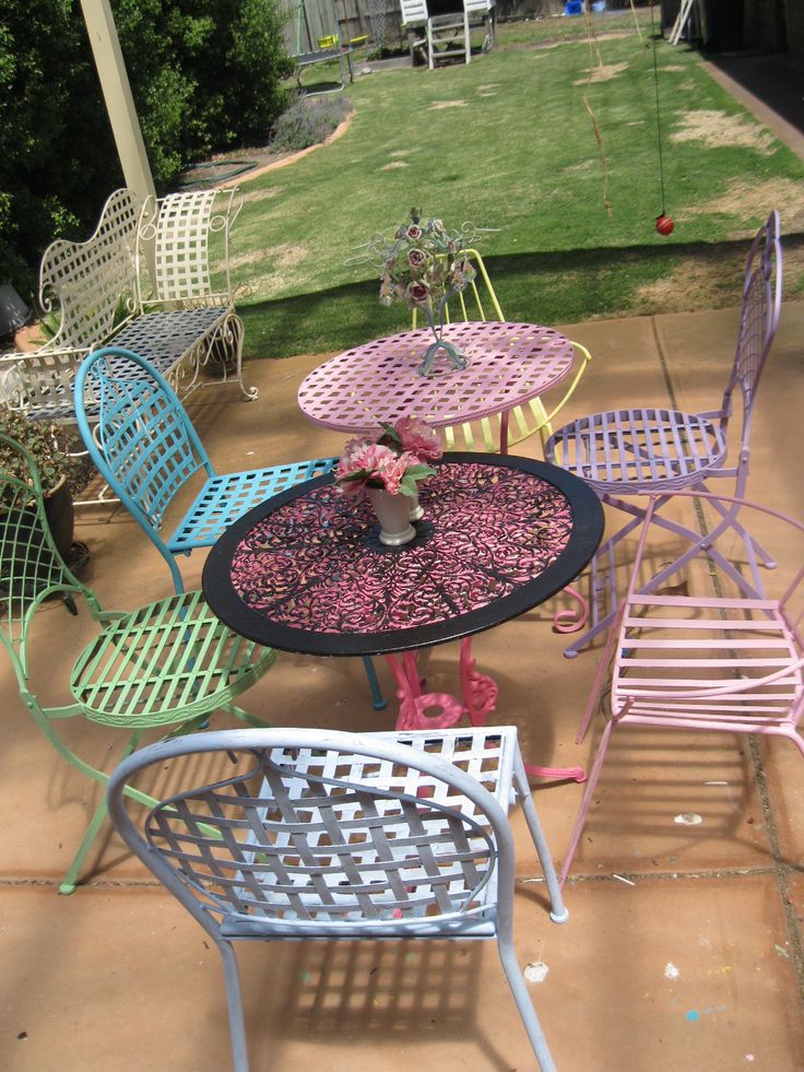 Coloured Wrought Iron Furniture Patio - Painting Wrought Iron Patio Furniture Coloured Wrought Iron Furniture Patio - Painting Wrought Iron Patio Furniture