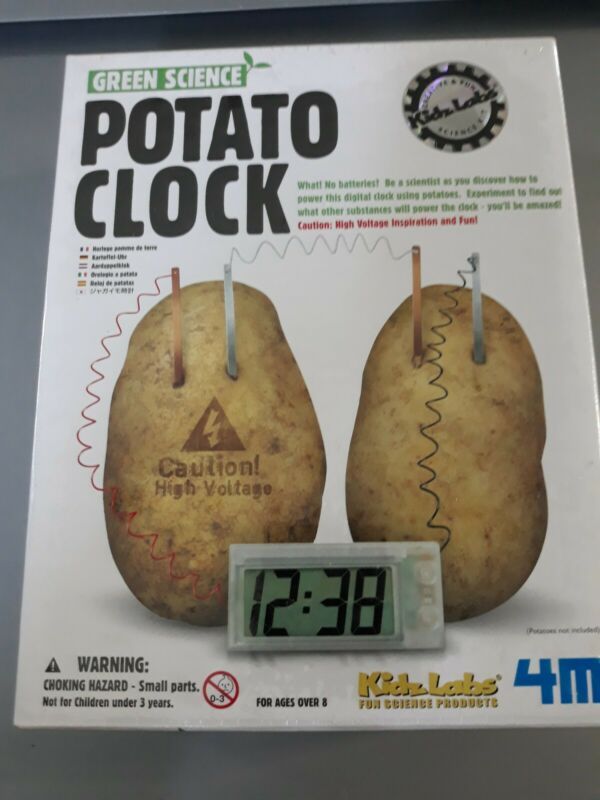 Brand New Kids Educational Learning Science Experiment Potato Clock Toy Learning Science Science Store Science Experiments