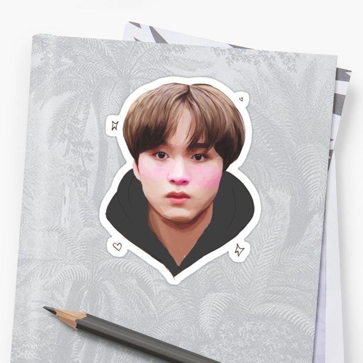 nct haechan sticker by snkxwwe nct vinyl sticker stickers