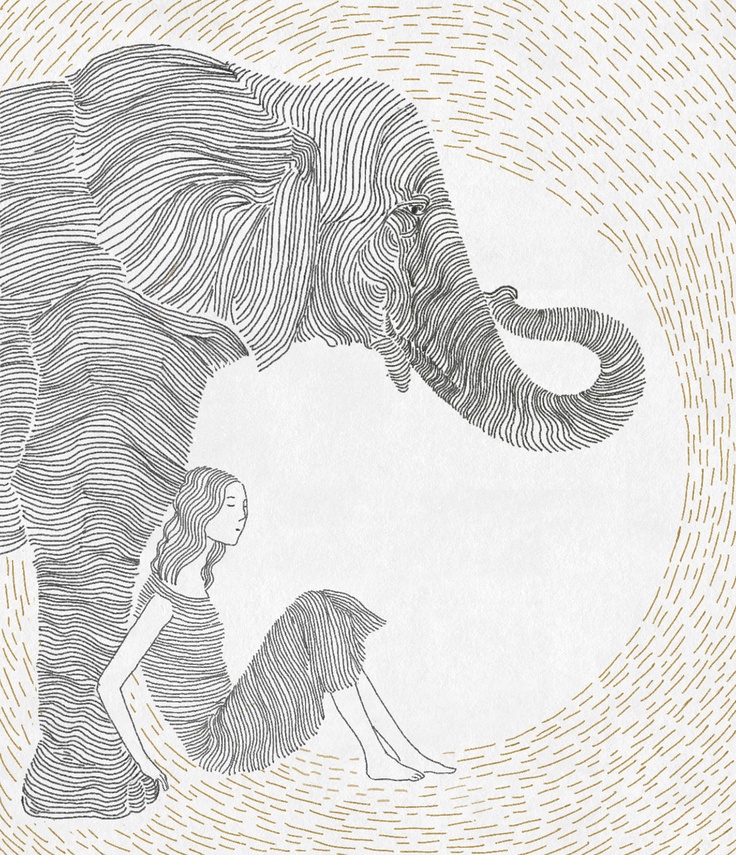 Contour Line Drawing Elephant : Best contour line drawing images on pinterest