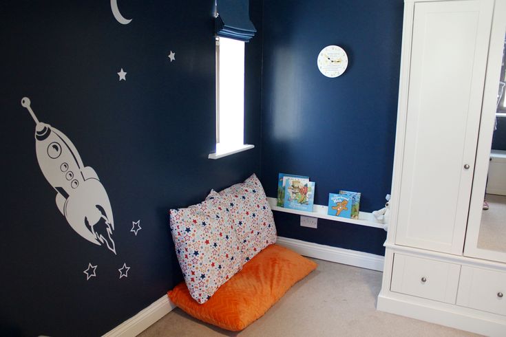 Space themed bedroom | Space themed bedroom, Bedroom themes, Bedroom design