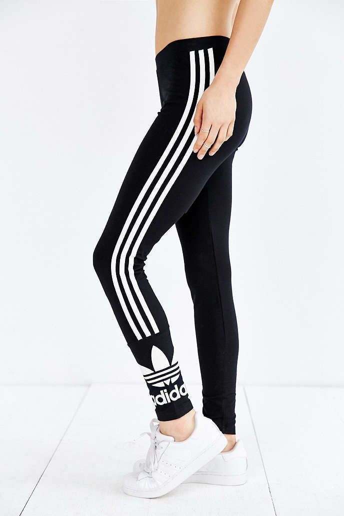 Adidas Originals 3 Stripe Legging Urban Outfitters Leggings