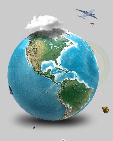 free earth prezi template