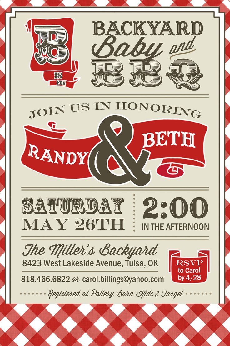 baby bbq invitations ukran
