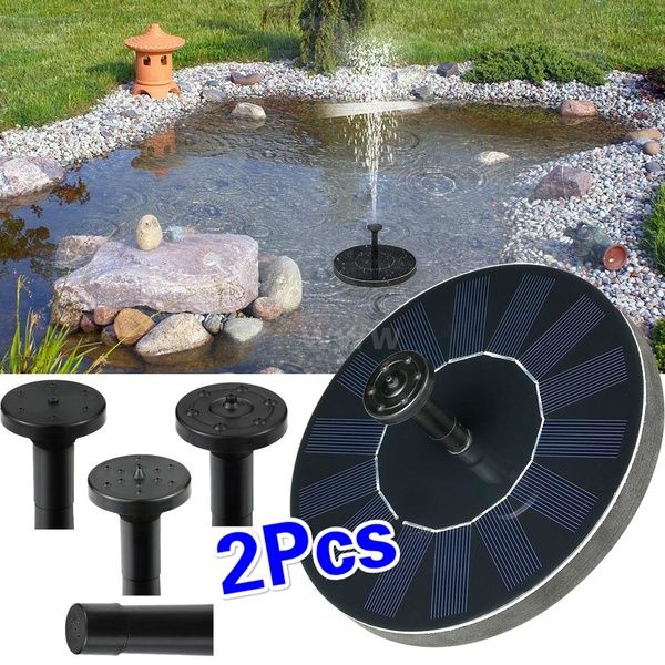 4 Diffe Spray Headssolar Fountain Pump Energy Saving Plants