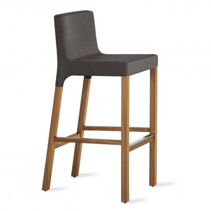 Knicker Stool - Upholstered Bar Stool with Back | Blu Dot | 48 Whitney | Pinterest | Upholstered ...