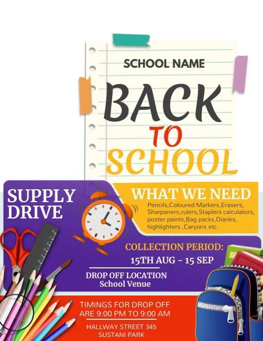 Back To School In 2022 School Posters Back To School Fundraiser Flyer Back To School In 2022 School Posters Back To School Fundraiser Flyer