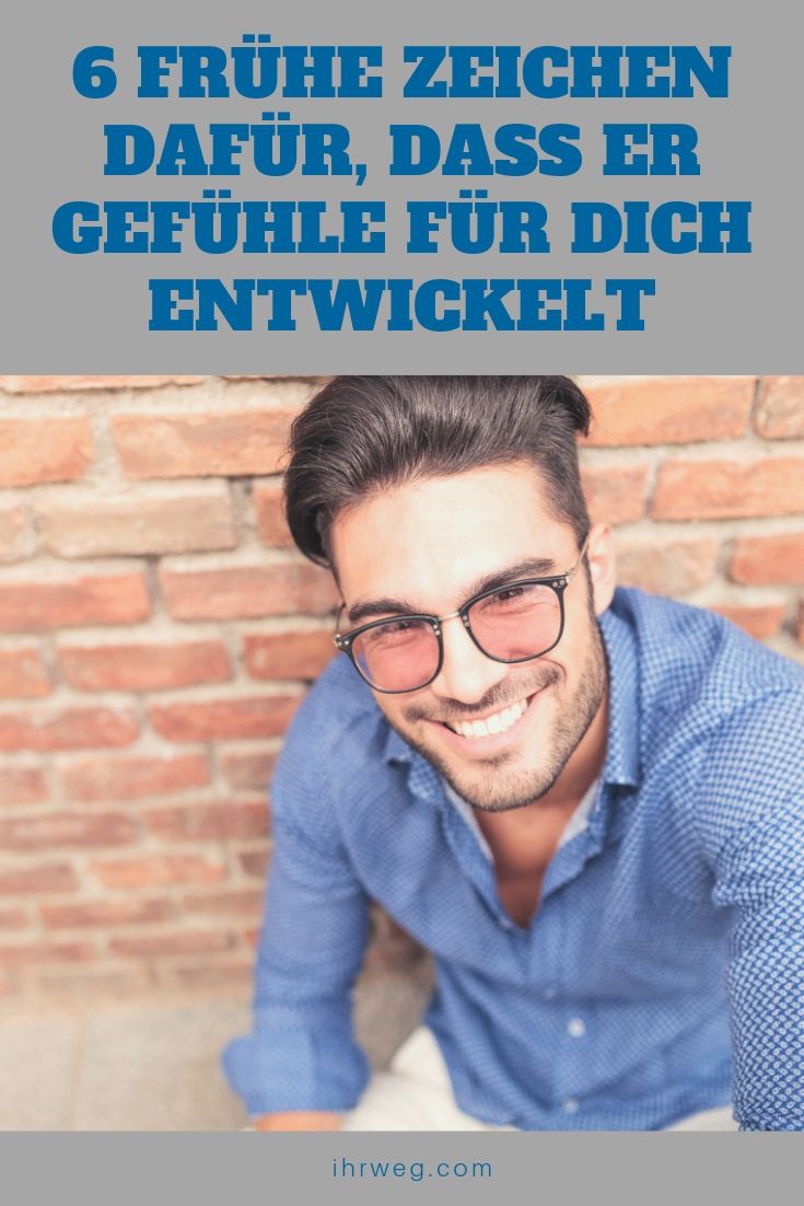 Flirten zeichen mann