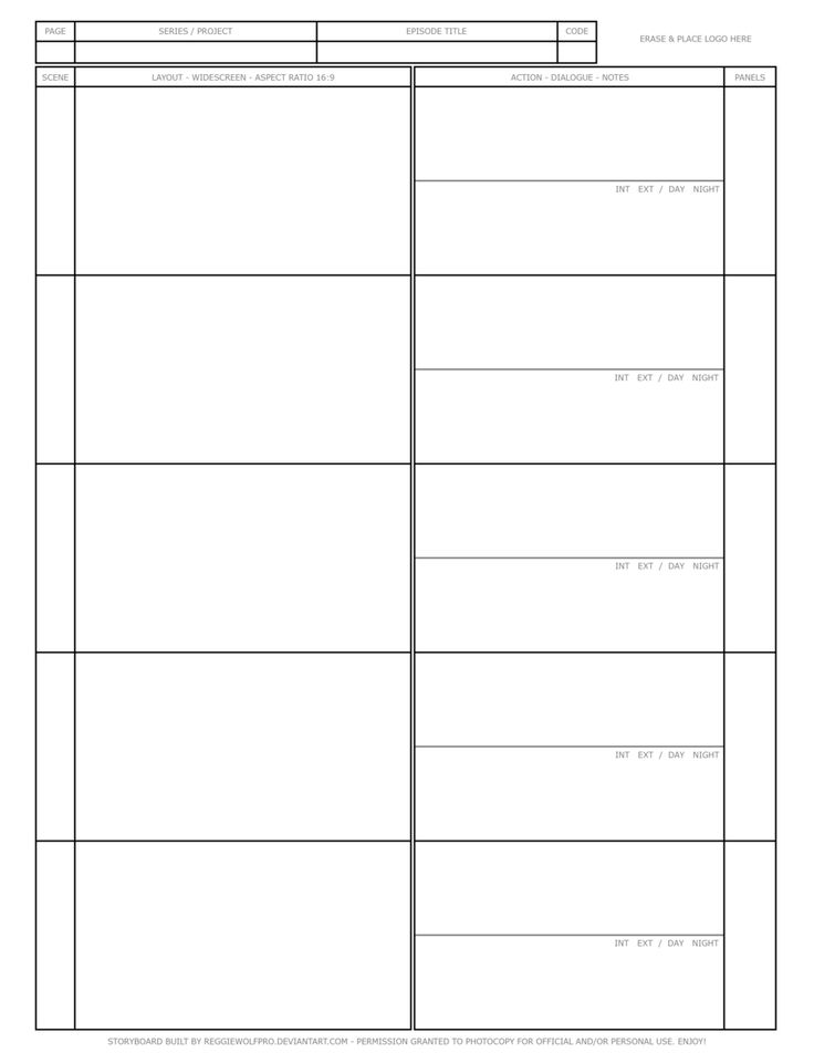 free storyboard templates