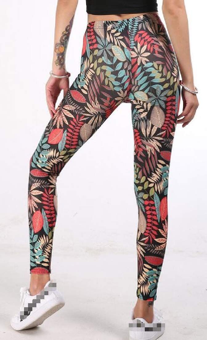 medssii Women Yoga Pants camo Camouflage Tummy Hips Yoga Leggings with Pockets