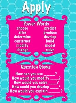 Questions for critical thinking bloom taxonomy