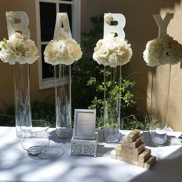 Best 25+ Baby Girl Centerpieces Ideas On Pinterest Baby Shower Baby blocks for the guest to sign and leave their well wishes for baby & parents to be - Best 25+ Baby Girl Centerpieces Ideas On Pinterest Baby Shower