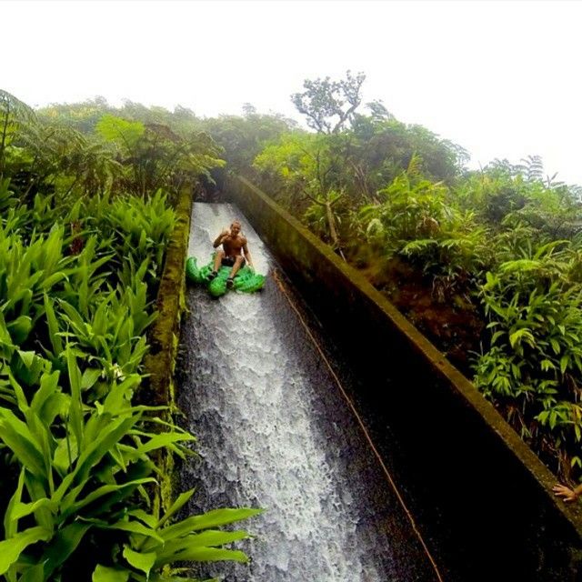 Flume Slide Big Island Flume Slide Big Island
