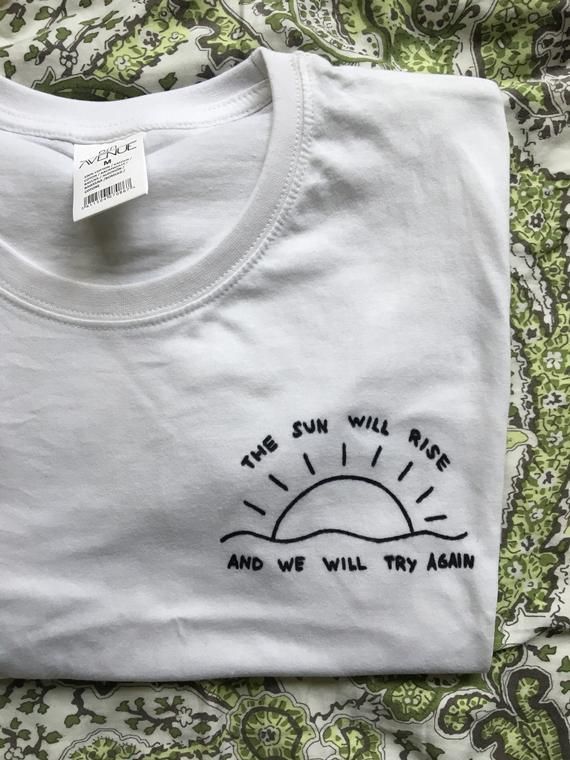 100% cotton T-shirt with printed texts of …