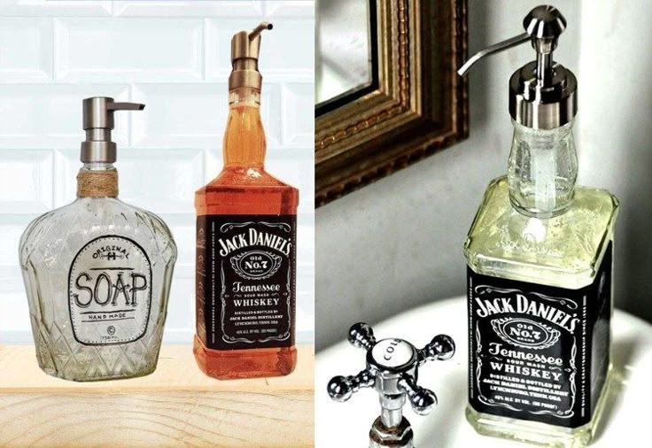 aus Wasserflasche einen originellen Seifespender basteln