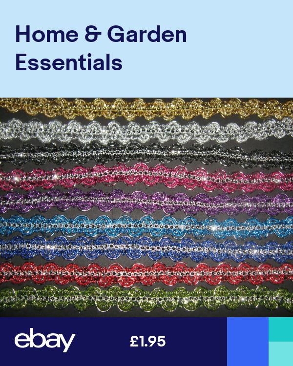 Metallic Diamante Braid Trim 2.5cm Various Colours Sewing//Costume//Corsetry