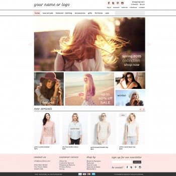 boutique website designs