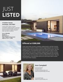 34 best free flyer templates images on pinterest free flyer broker bio listing flyer