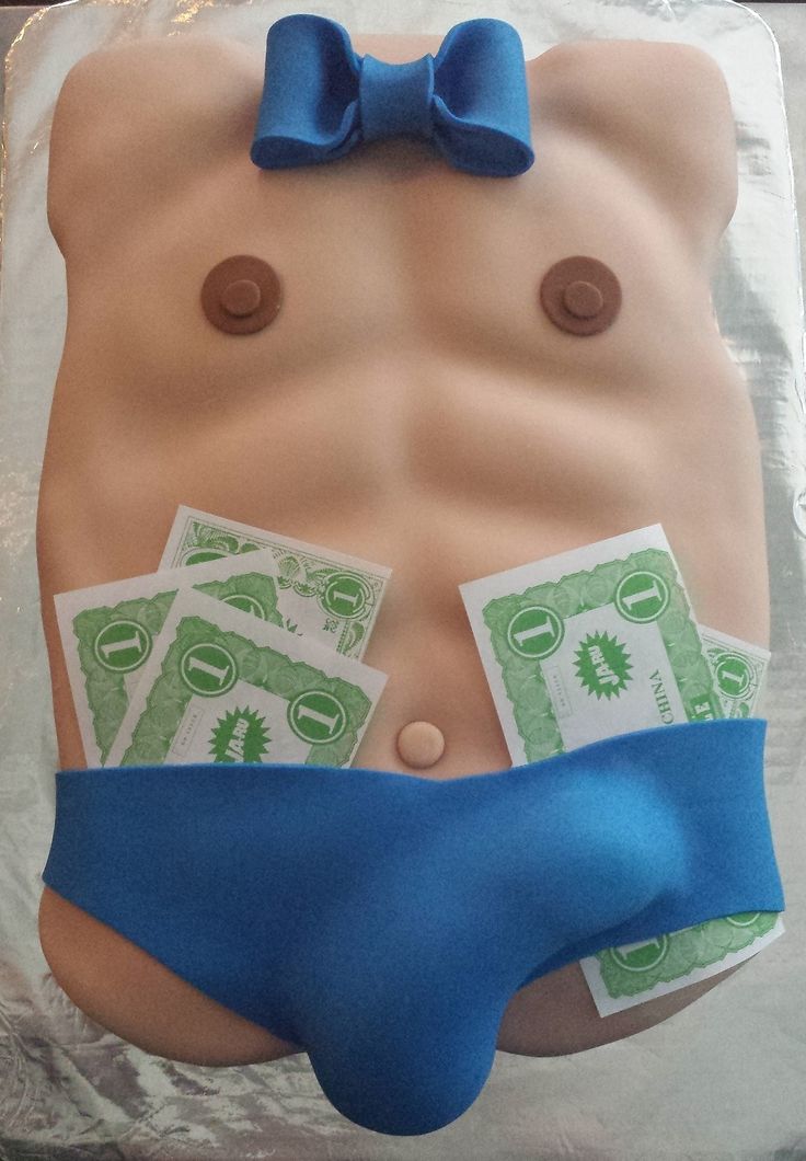 Male Dancer Coming Out Of A Big Birthday Cake Male Dancer Coming Out Of A Big Birthday Cake
