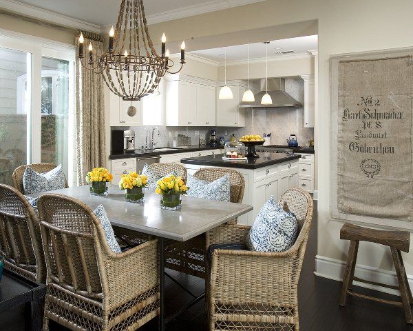 Vallone Design Refined Dining Room With Rustic Wicker Dining New Wicker Dining Room Sets Inspiration Vallone Design Refined Dining Room With Rustic Wicker Dining Entrancing Wicker Dining Room Sets Inspiration