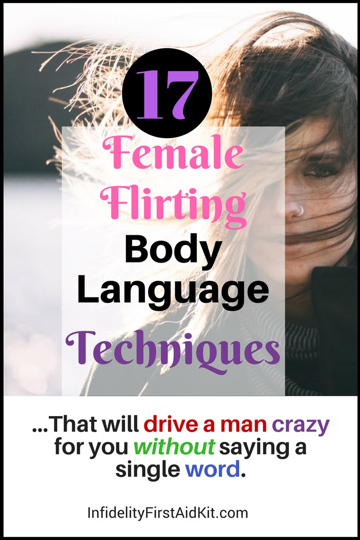 flirting moves that work body language worksheets examples for women without