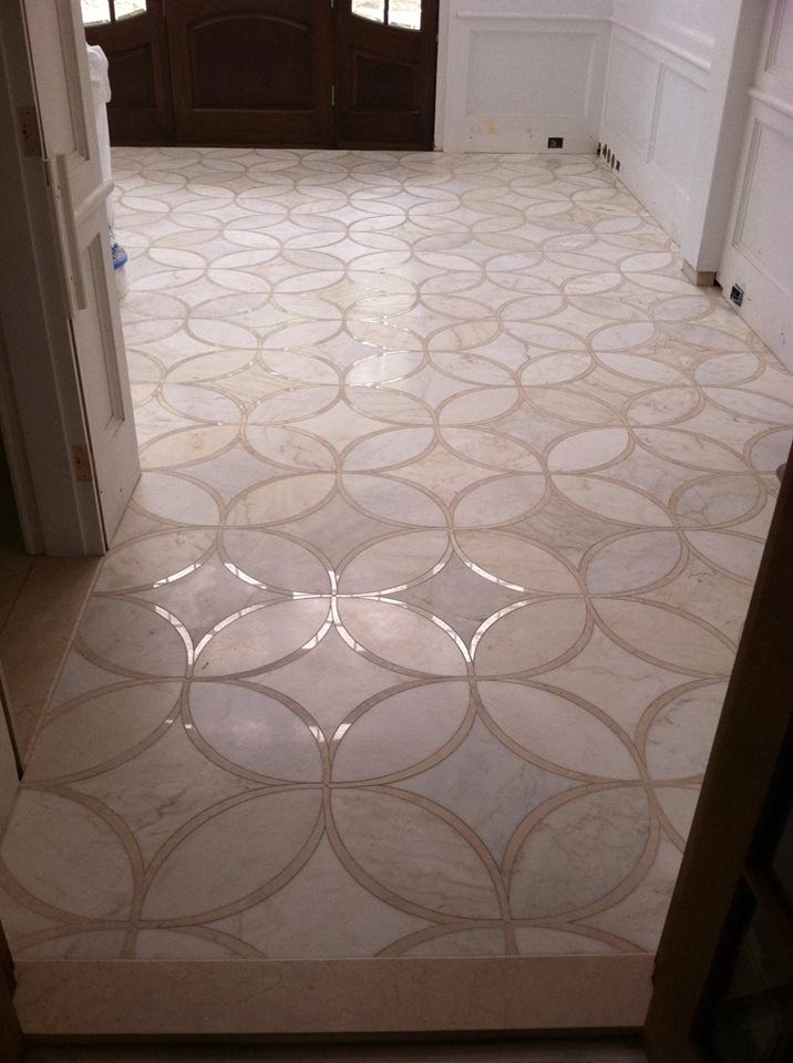 20 Best Stone Tile Images On Pinterest Tiles Marble Beautiful Foyer Design Using Allstone Custom Waterjet Mosaic Dreamhouse
