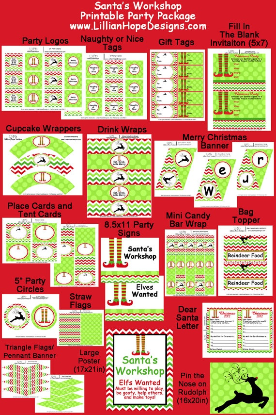 70 best santas workshop party images on pinterest merry christmas santas workshop flyer at elementary school
