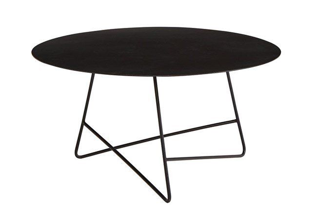 Magnolia Home Traverse Carbon Round Coffee Table By Joanna Gaines Metal Black Tables - Round Metal Coffee Table Outdoor Magnolia Home Traverse Carbon Round Coffee Table By Joanna Gaines Metal Black Tables - Round Metal Coffee Table Outdoor