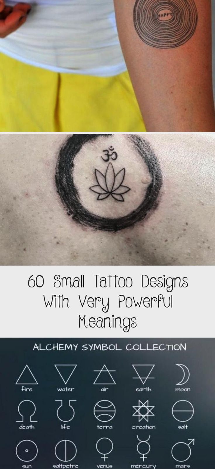 60 Small Tattoo Designs With Very Powerful Meanings