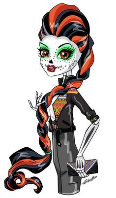 skelita calaveras rocker style by moyschiaffinodeviantartcom on deviantart