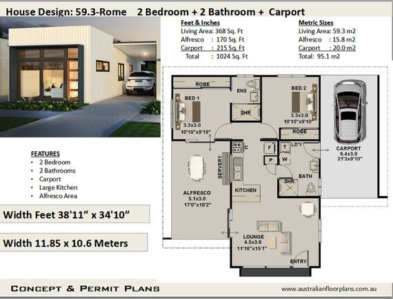 Small House Plan Australia 2 Bedroom Bathroom Home Plans House Plans Australia Small Plan, House Plan For 20×20 Site