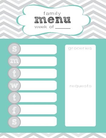 Best 25+ Weekly menu printable ideas on Pinterest Weekly meal - menu for the week template Best 25+ Weekly menu printable ideas on Pinterest Weekly meal - menu for the week template