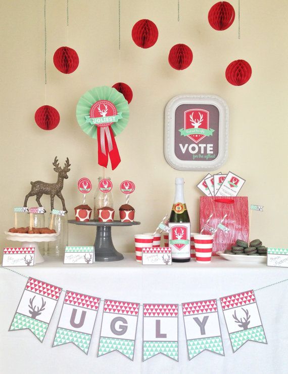 Ugliest Christmas Sweater Party Ideas Part - 24: 208 Best Ugly Christmas Sweater Party Ideas Images On Pinterest | Christmas Parties, La La La And Merry Christmas