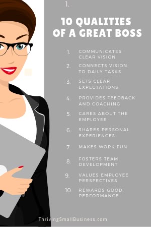 how to be a good boss 10 qualities of a good boss good 10 qualities of a good employee
