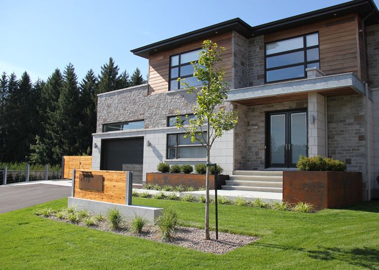 7 best landscaping images on Pinterest Backyard ideas, Garden - facade de maison moderne 7 best landscaping images on Pinterest Backyard ideas, Garden - facade de maison moderne