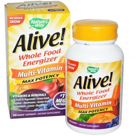 180 Best Top Ing Supplements Images On Pinterest Iron Nature S Way Alive Whole Food Energizer Multi Vitamin Max Potency No Added Iron 90 Vcaps