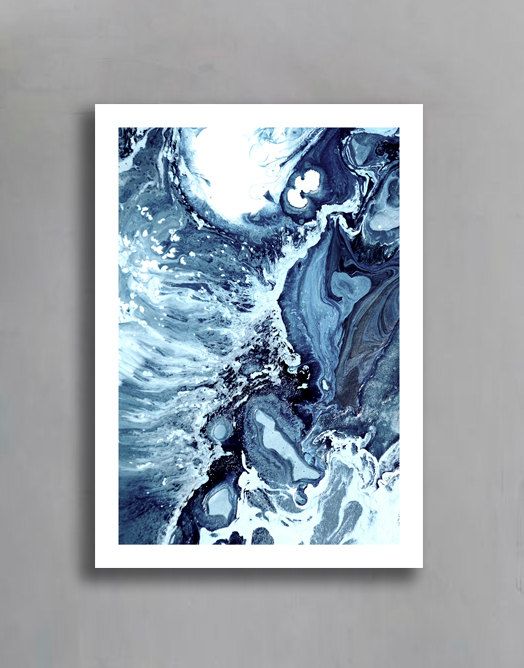 25 Best Painted Wall Art Ideas On Orange Paints Waves V Print Paint Acrylic Abstract Fluid By Chaseddesigns Tap The Link To See Newly Released Collections For Amazing Beach S