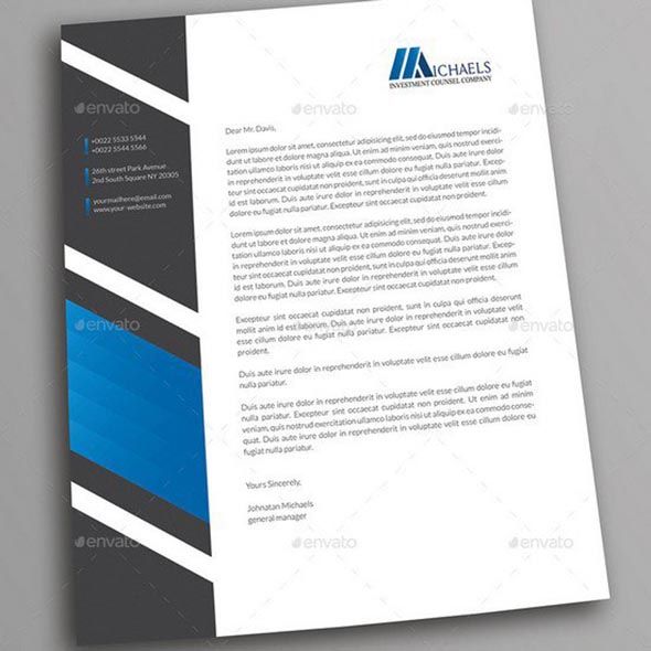 Letterhead Letterhead, Letterhead design and Corporate business - letterhead example Letterhead Letterhead, Letterhead design and Corporate business - letterhead example
