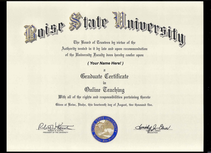 Award Certificate Boise State Template Pinterest Template - graduation certificate wording Award Certificate Boise State Template Pinterest Template - graduation certificate wording