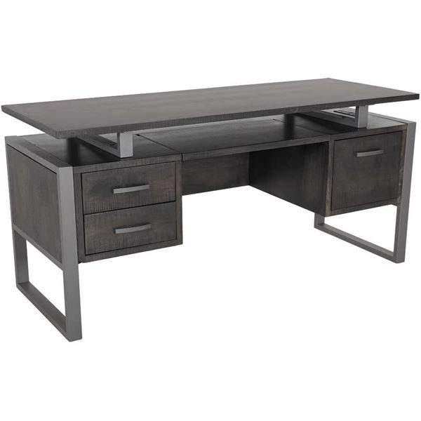 Mar Vista Pedestal Desk Charcoal By Golden Oak X2f Whalen Furniture Is Now Available At American War Warehouse Mar Vista Pedestal Desk Charcoal By, Whalen Office Furniture