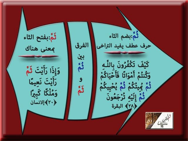 معاني بعض الألفاظ المتشابهة في القرآن الكريم ملتقي مقاومي التنصير Sly Islam