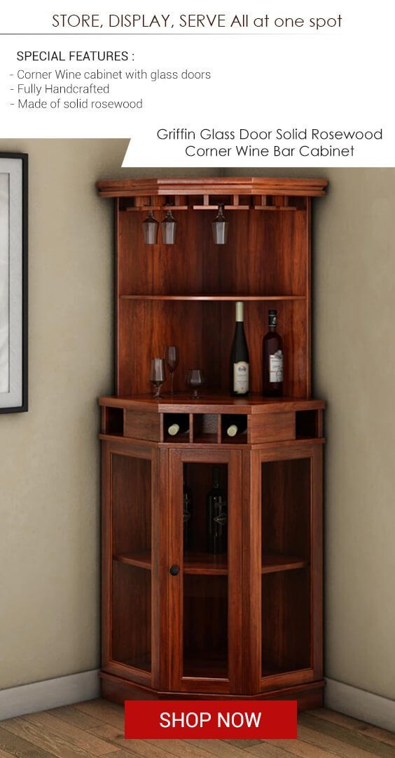 Building Corner Bar For Small Es Wine Griffin Gl Door Solid Rosewood Corner Wine Bar Cabinet Design This Will Also Ist To Keep The E Listed Below