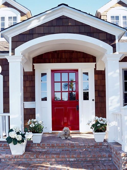 Dark Red Front Door 1603 best home: front door images on pinterest | front door colors Dark Red Front Door 1603 best home: front door images on pinterest | front door colors