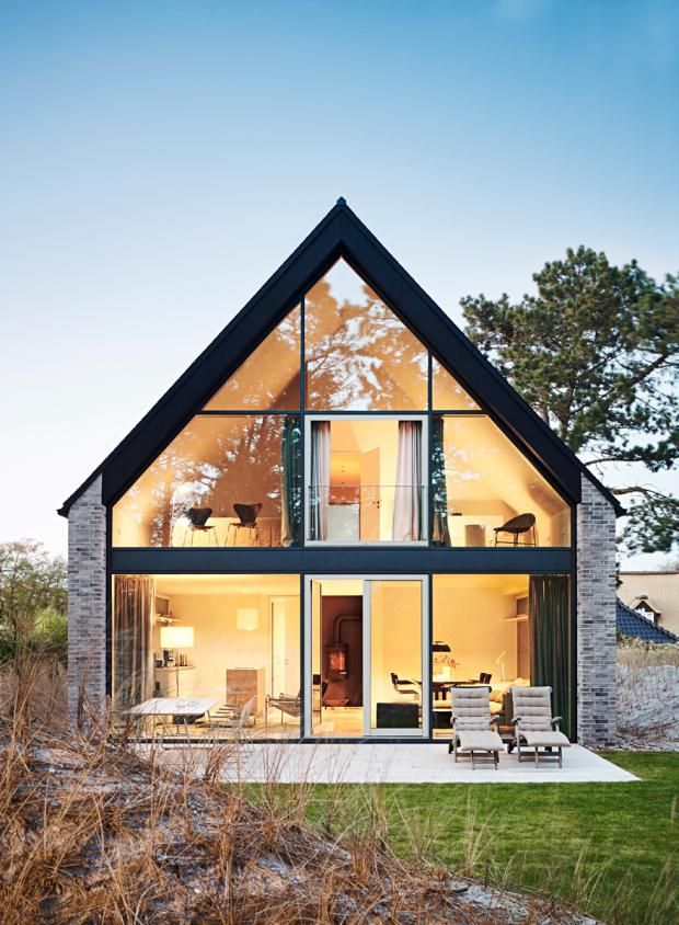 Architektenhäuser Ferienhaus mit angelegter