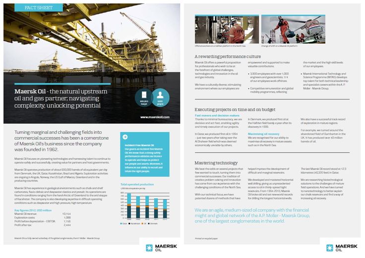 modern sell sheet design